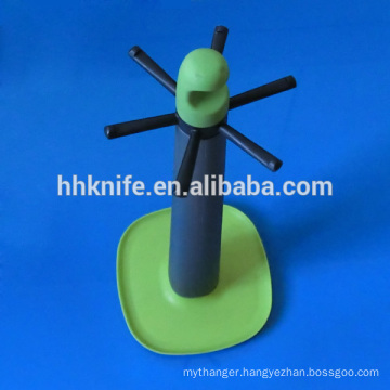 Plastic Kitchen Holder with 6 Hangers